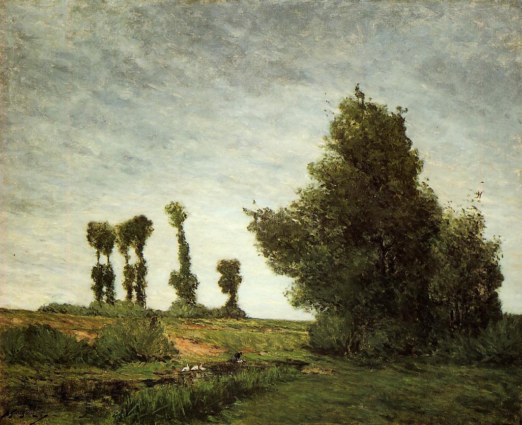 Landscape with Poplars 1875